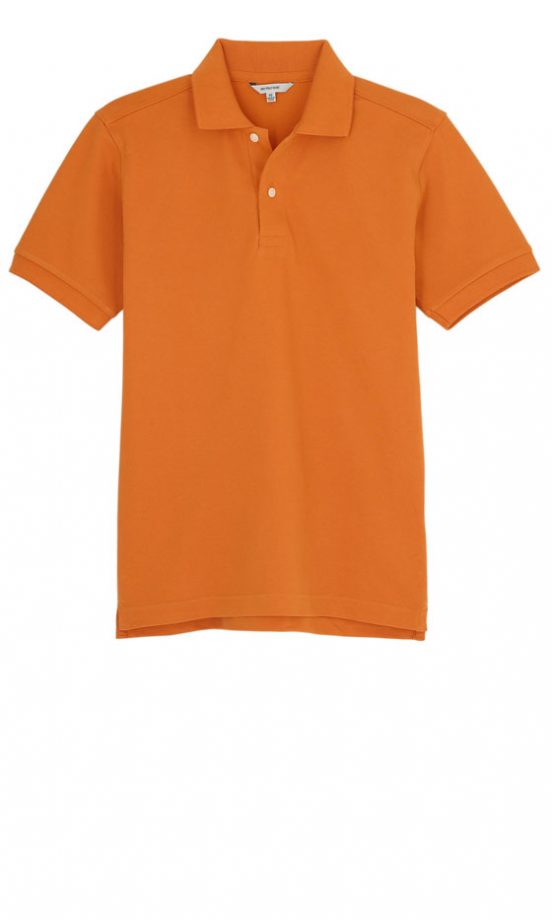 Uniqlo Orange Polo Top, £14.99
