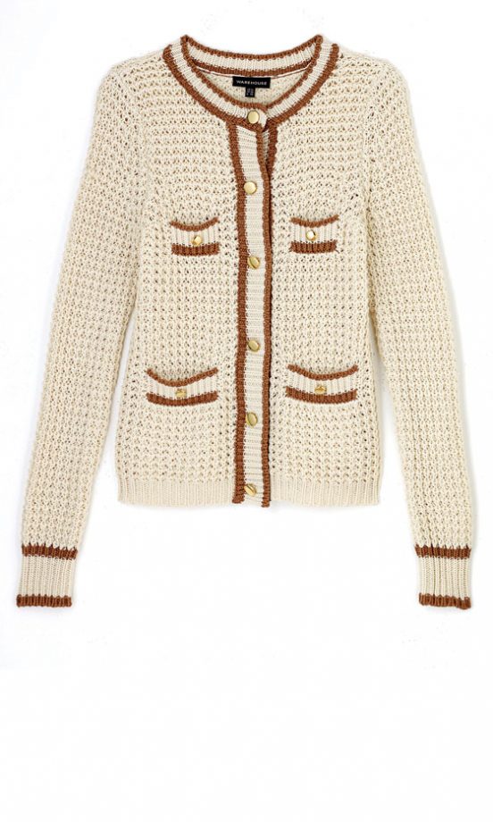 Warehouse Double Pocket Cardigan, £45