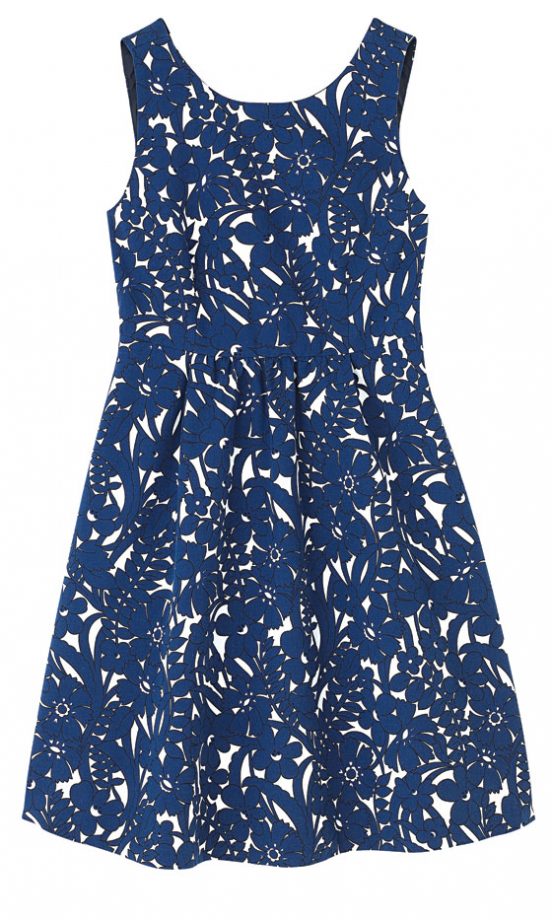Zara Basic Blue Floral Dress, £35.99 - In Store Only