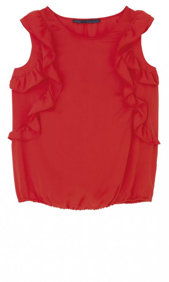 Zara Frill Top, £25.99 - In Store Only