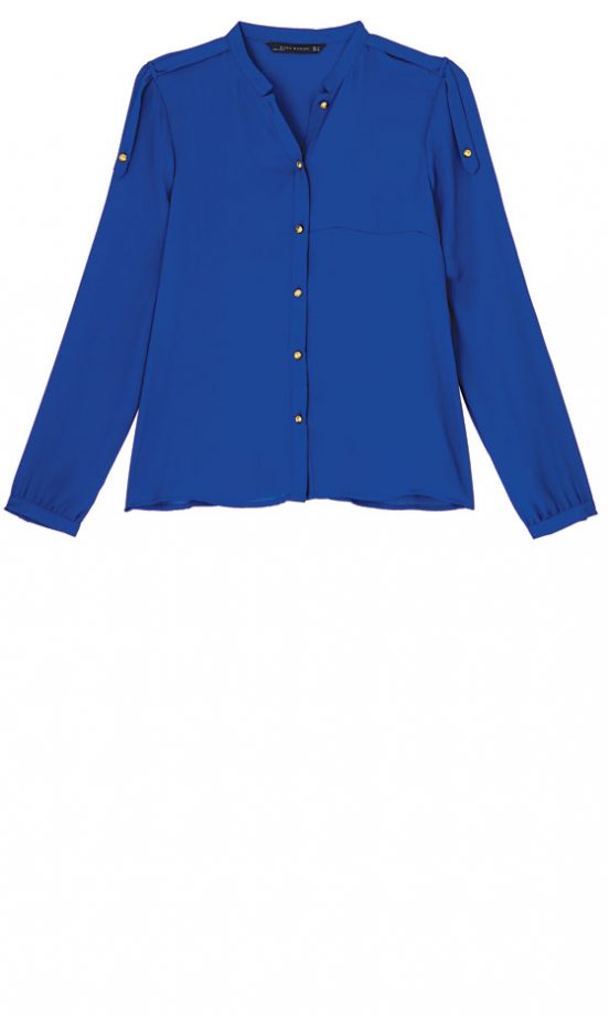 Zara Blue Shirt, £29.99 - In Store Only