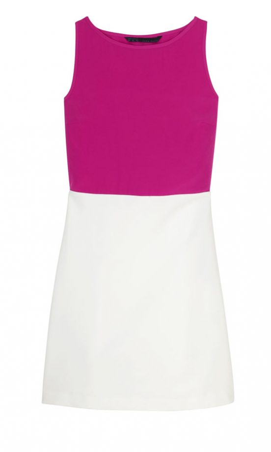Zara Colour Block Dress In Stores Now, £35.99 - In Store Only