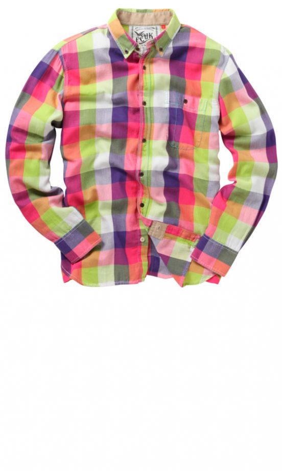 Asos Multi-Coloured Check Shirt, £35 (Coming Soon)