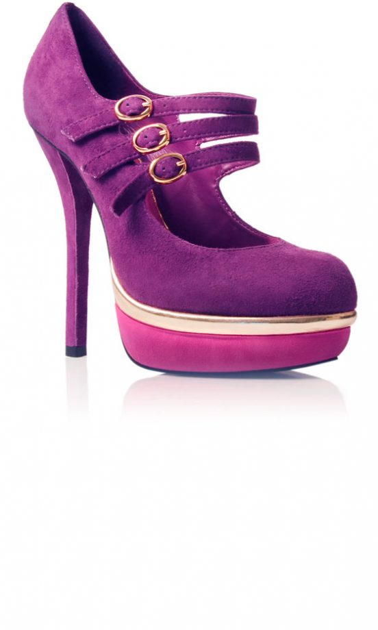 Carvela Purple Strap Platform, £140