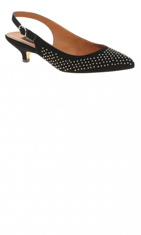 River Island Studded Slingback Shoe, £44.99