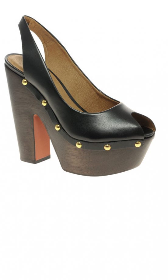 Kurt Geiger Wooden Stud Platform, £150