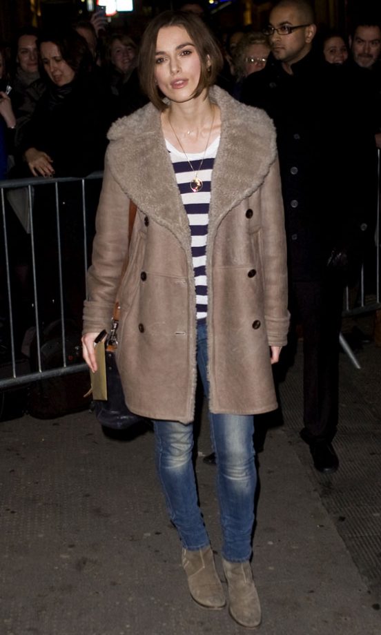 Keira Knightley Gives Her Burberry Coat Another Outing, 2011