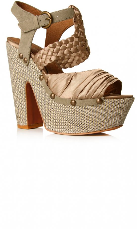Kurt Geiger Raffia And Rope Platforms, £180