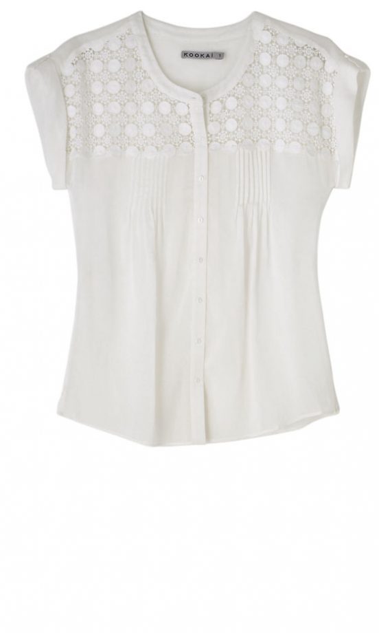 Kookai Broderie Blouse, £49