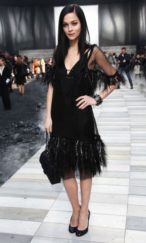 Leigh Lezark At The Chanel AW11 Fashion Show During Paris Fashion Week