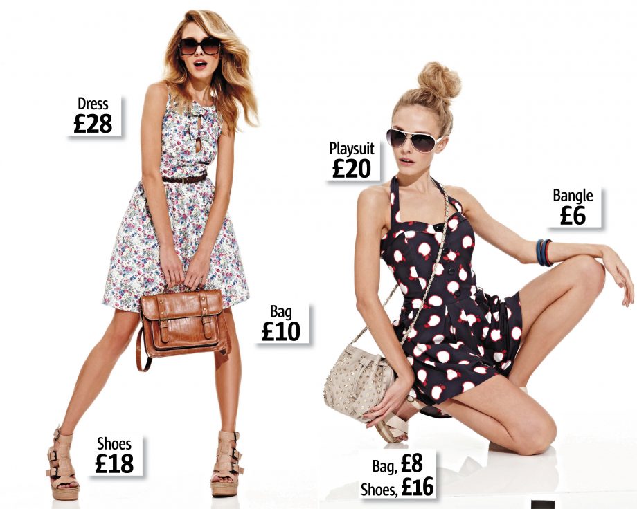 A model shows off Matalan's SS/11 collection in their new campaign shots