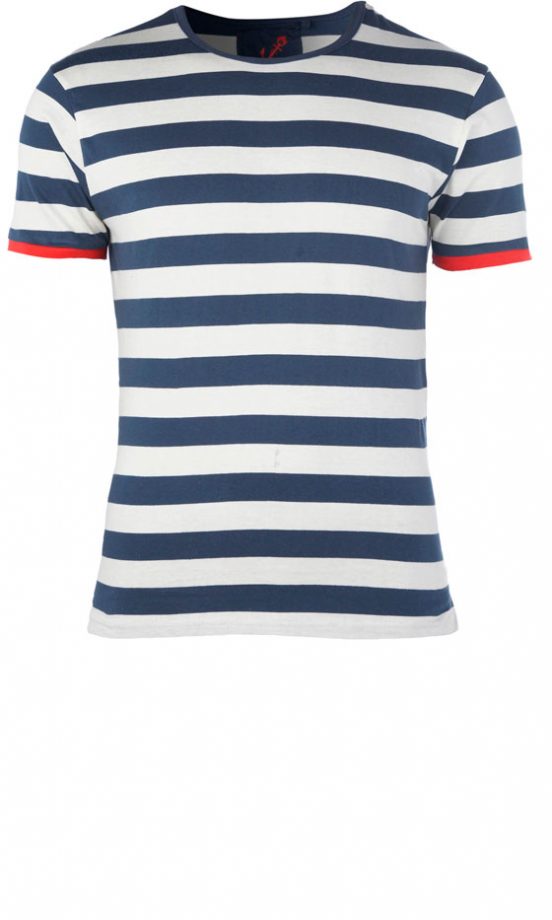 New Look Contrast Stripe Tee, £8.99