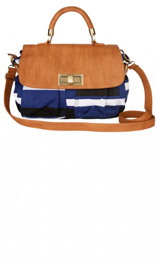 Next Stripe Satchel, £28