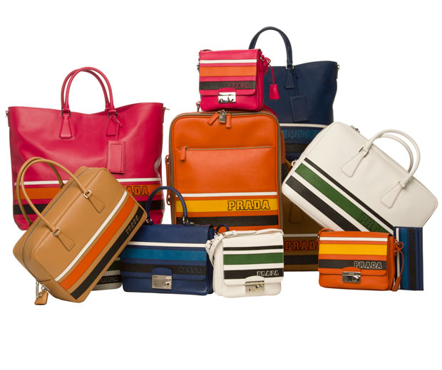 LOOK Loves: Prada's New Saffiano Righe Luggage Collection