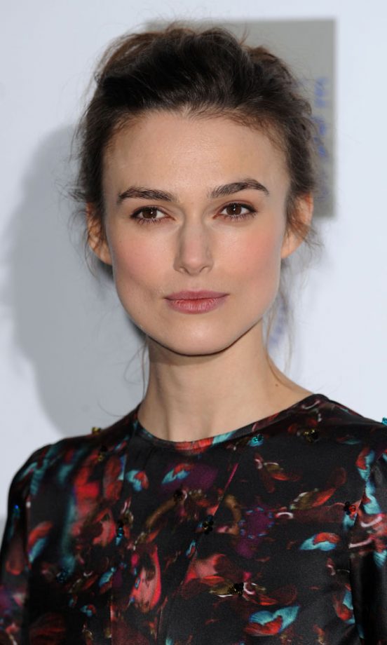 Keira Knightley Hits The Red Carpet With An Artfully Dishevelled Updo Hairstyle, 2010