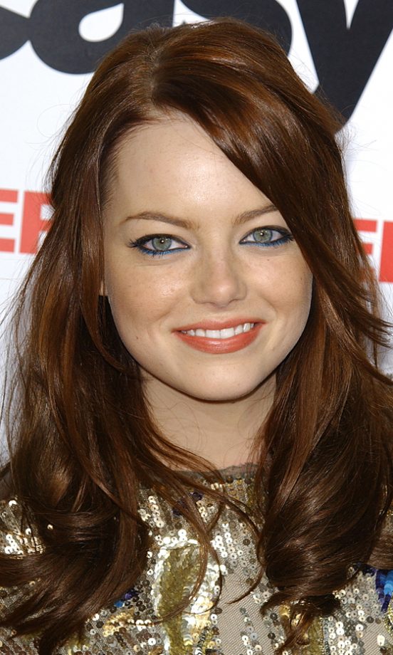 Emma Stone Adds Lashings Of Kohl To Create The Perfect Smokey Eye, 2010