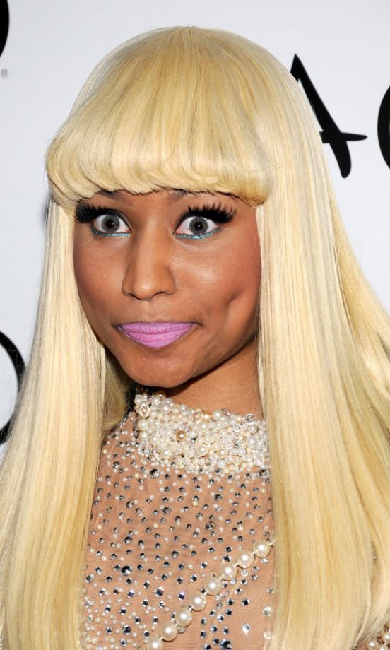 Nicki Minaj Matches Her Peroxide Locks With Barbie Pink Lips, 2010
