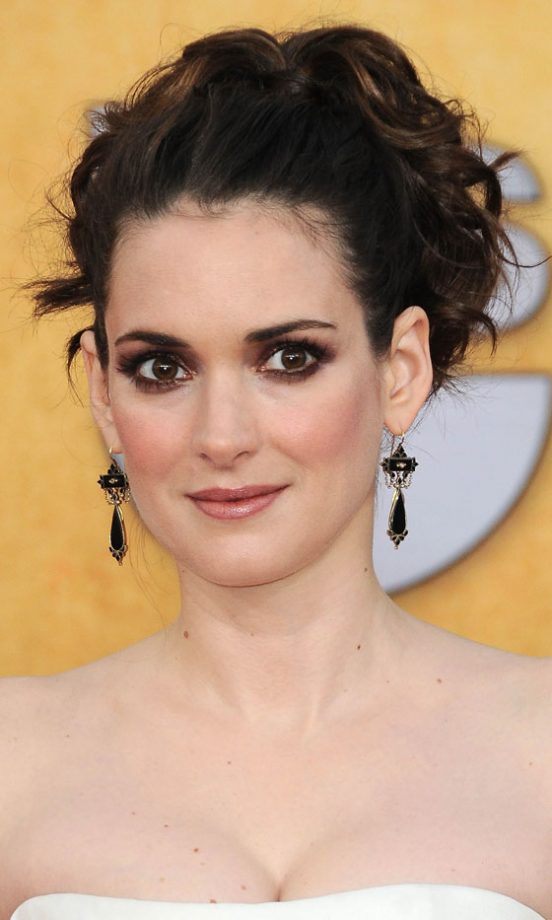 Winona Ryder's Smoky Eyes Create A Dramatic Look Against Her Pale Skin, 2011