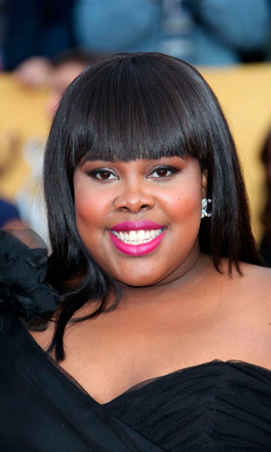 Amber Riley's Berry Pink Lipstick Is Perfect For Complementing Darker Skin Tones, 2011