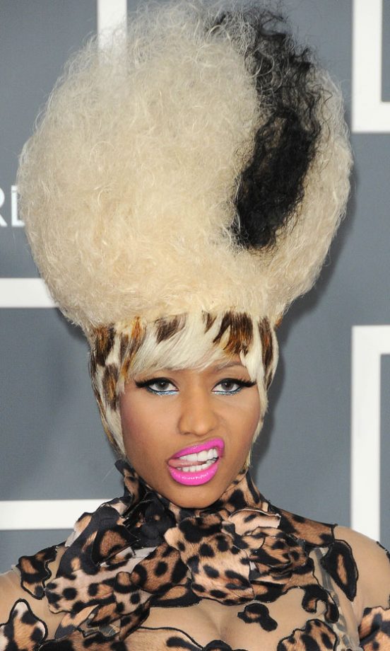 Despite Nicki Minaj's Strong Make Up Look, We Don't Blame You If It's The Hair You're Looking At, 2011