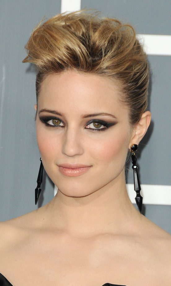 Dianna Agron Looks Fierce With Lots Of Dark Eye Make-Up, 2011