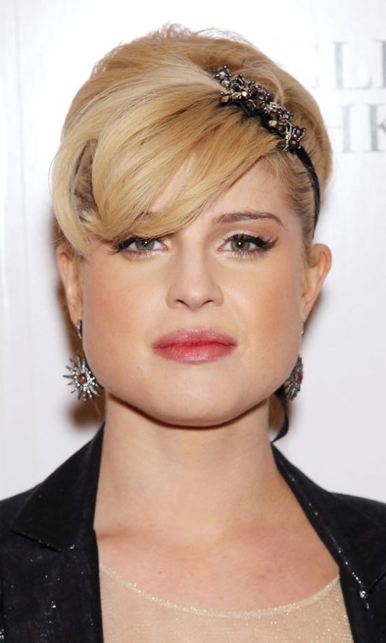 Kelly Osbourne's Embellished Hair Band Adds A Touch Of Glamour To Her Simple Up Do, February 2011
