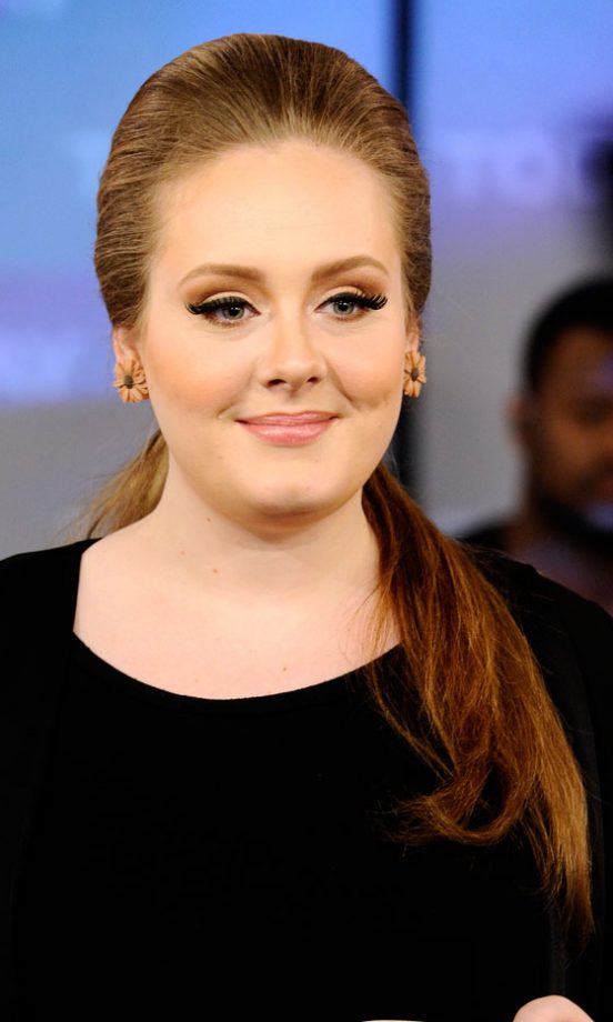 A Retro Inspired Hairstyle Like Adele's Looks Great With Classic Auburn Hair, 2011