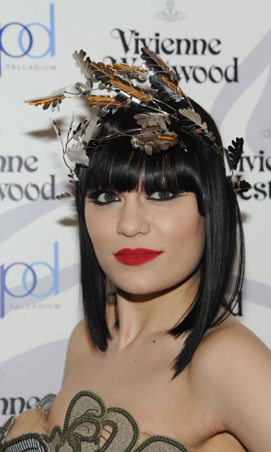 Jessie J Goes Glam With This Eccentric Hair Piece, February 2011