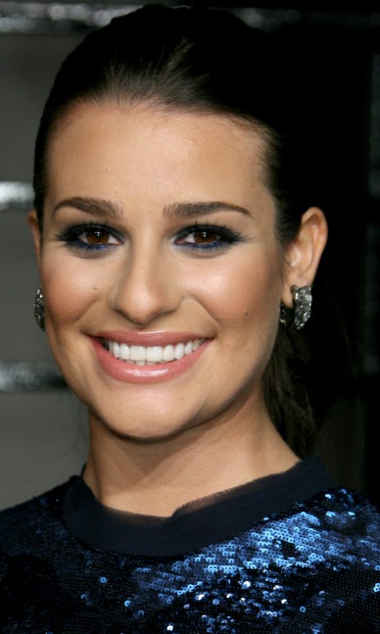 Lea Michele Channels Her Inner Rock Chick With A Dramatic Smokey Eye, 2011
