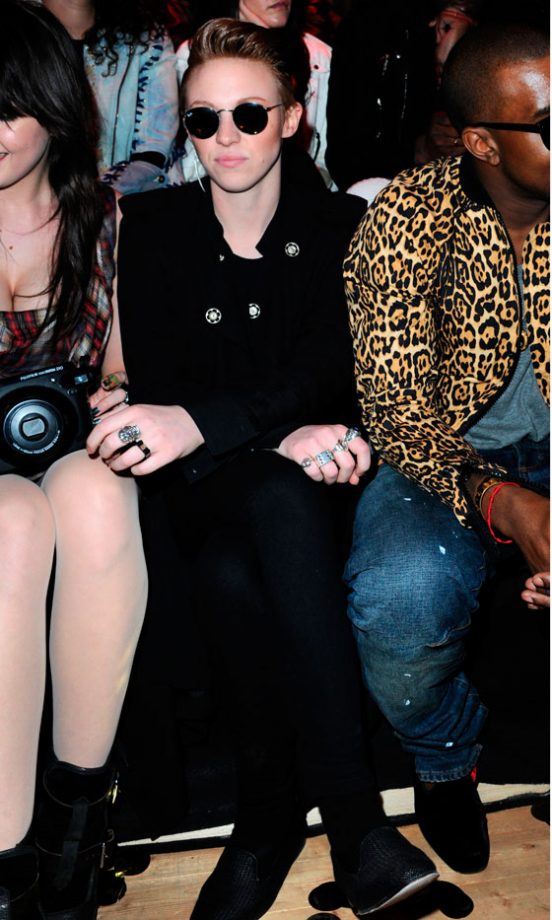 Elly Jackson Wears Statement Shades Front Row At Paris Fashion Week, 2011