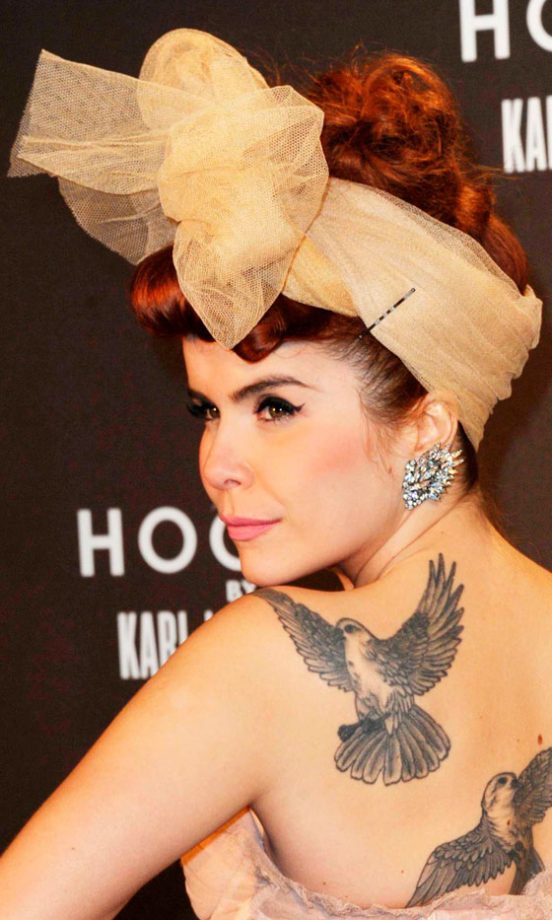 Paloma Faith Adds A Tulle Headscarf To Update Her Vintage-Inspired Hairstyle, 2011