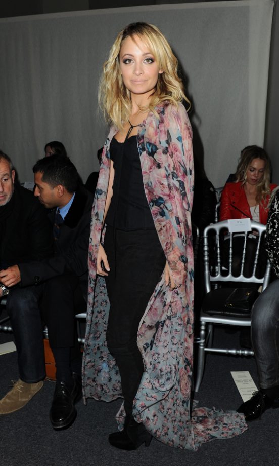Nicole Richie At The Autumn/Winter 2011 Jean Paul Gaultier Show During Paris Fashion Week