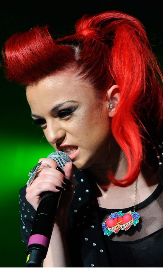Cher Lloyd's Vibrant Red Hair Is Not For The Faint Hearted! 2011