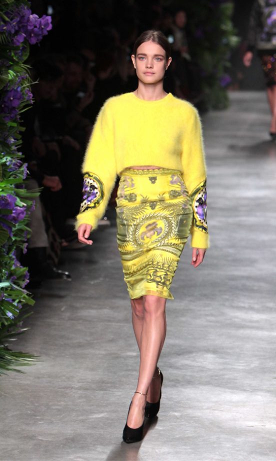 Natalia Vodianova On The Givenchy AW11 Catwalk At Paris Fashion Week