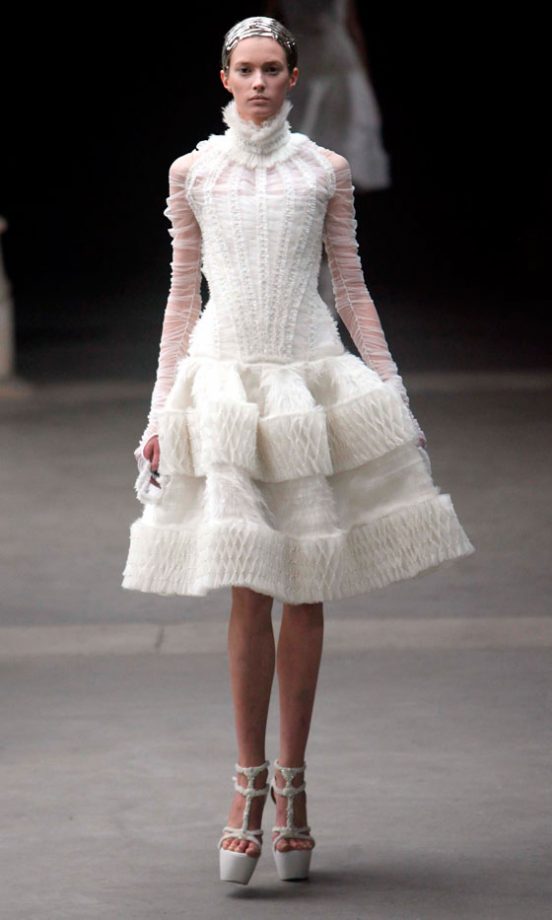 Alexander McQueen AW11 At Paris Fashion Week, 2011