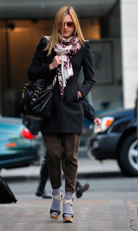 Fearne Cotton Rocks The Socks And Sandals Trend, 2011