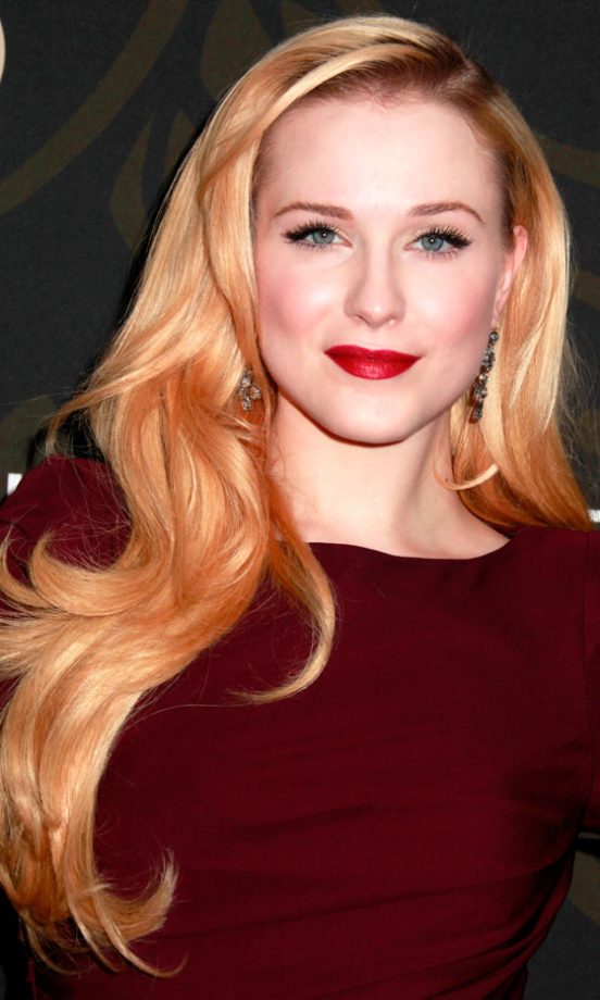 Go For A Far Side Parting And Loose, Structured Waves To Achieve Evan Rachel Wood's Hollywood Glamour Hairstyle, 2011