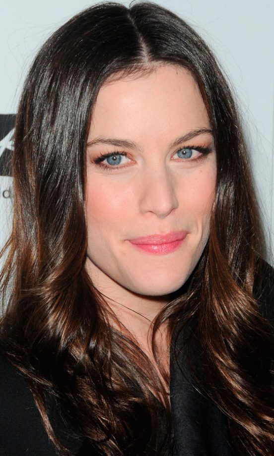 Liv Tyler Opts For A Pretty Light Pink Lipstick For A Simple Make-Up Look, 2011