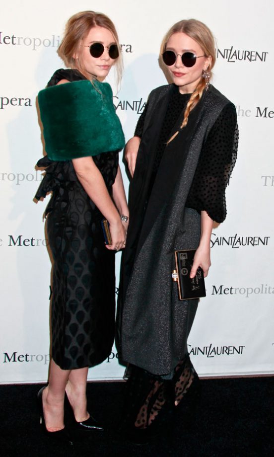 Ashley Olsen And Mary-Kate Olsen At The New York Premiere Of Le Comte Ory At The Metropolitan Opera, 2011