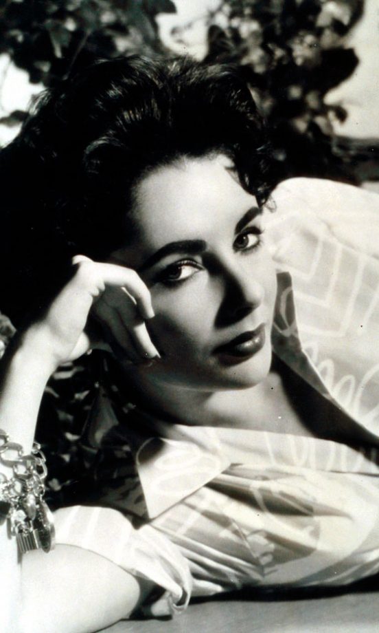 Elizabeth Taylor Promoting Her Film 'Giant', 1956