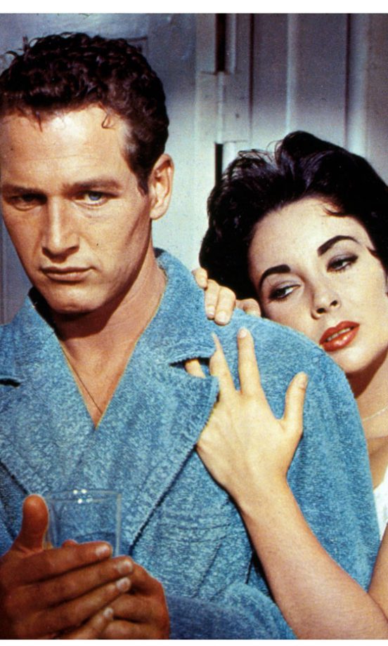 Elizabeth Taylor And Paul Newman In 'Cat On A Hot Tin Roof', 1958
