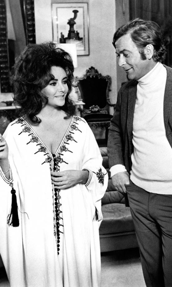 Elizabeth Taylor And Michael Caine In 'X, Y And Zee', 1972