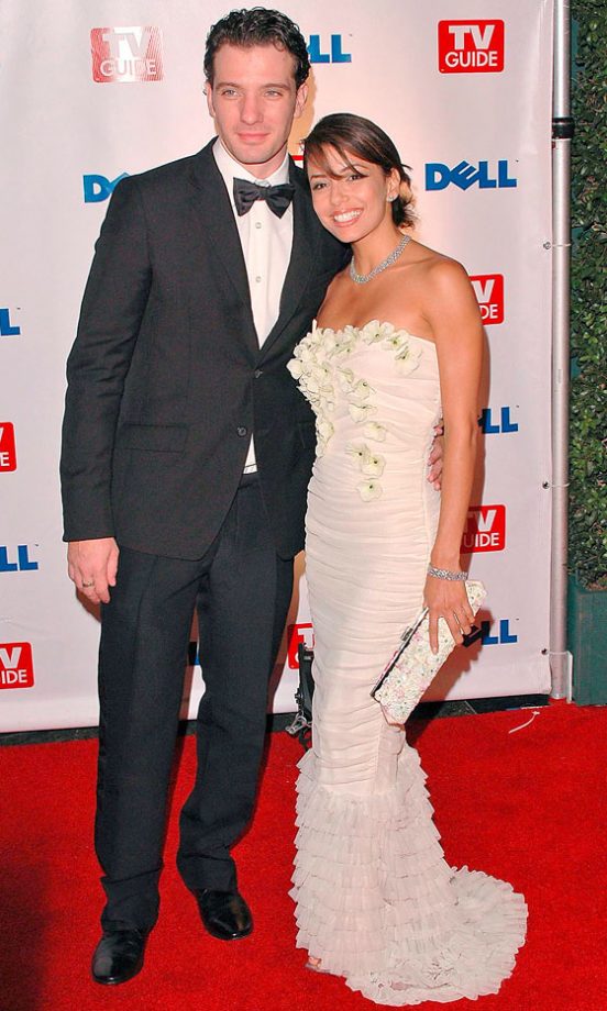 Eva Longoria With Boyfriend JC Chazez At The Emmy Awards, 2004