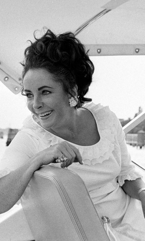 Elizabeth Taylor On Board The Onassis Yacht, 1975