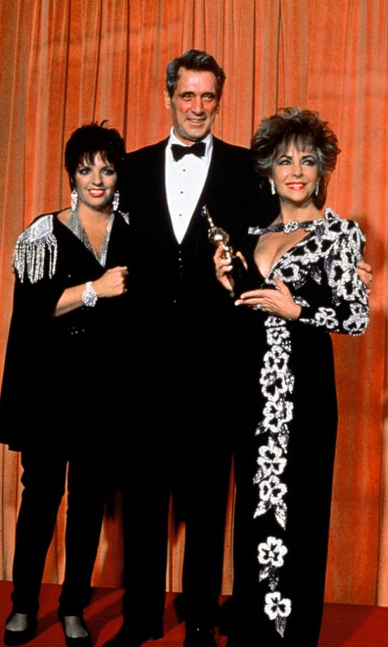 Liza Minelli, Rock Hudson And Elizabeth Taylor, 1985