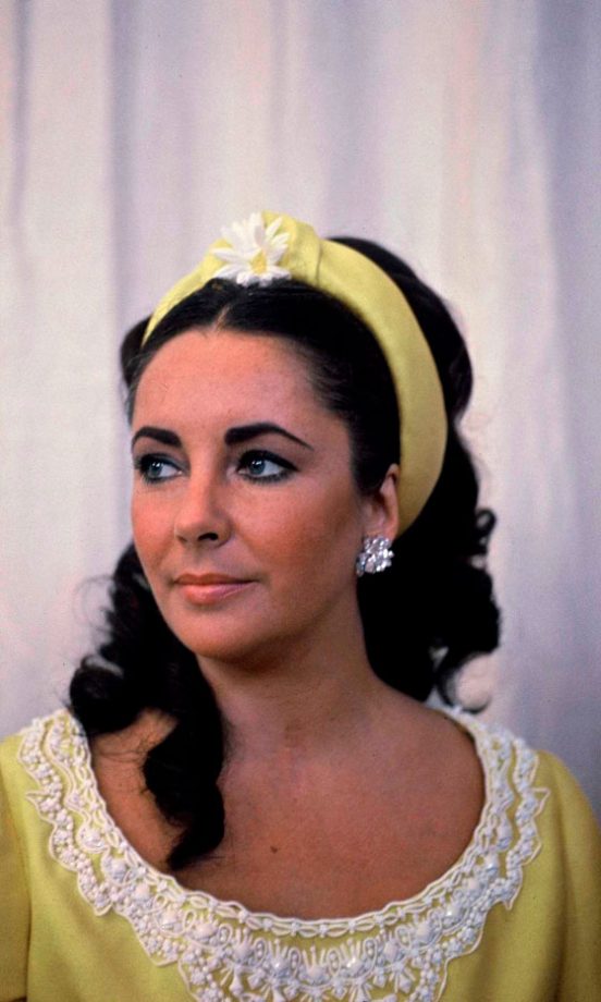 Elizabeth Taylor At Her First Wedding To Richard Burton, 1964