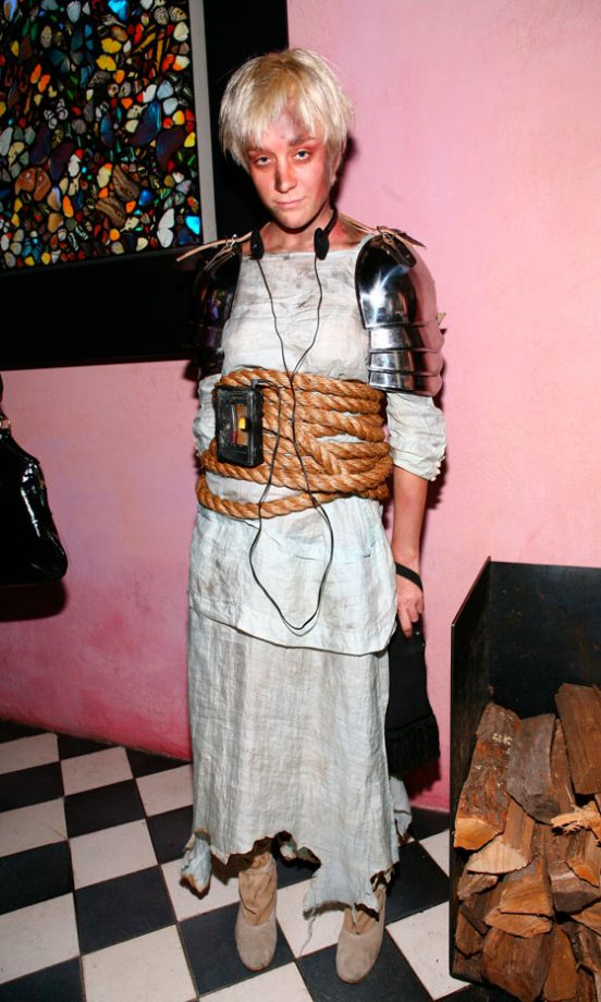 Chloë Sevigny Dressed As A New Age Joan Of Arc At Gemma Ward's Halloween Party, October 2007