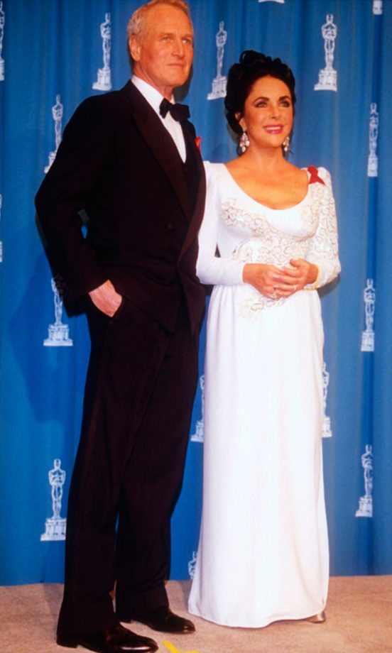 Elizabeth Taylor And Paul Newman, 1992
