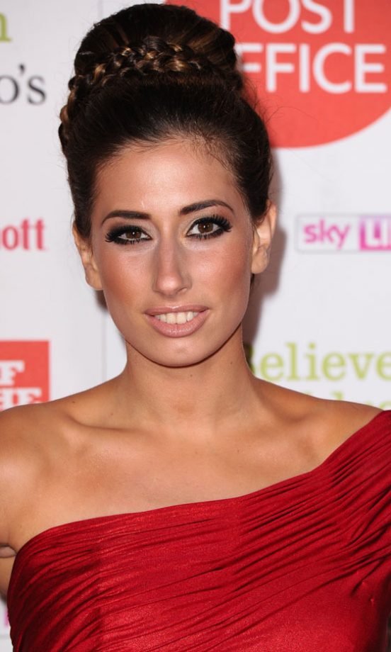 Stacey Solomon With A Plaited Bun Hairstyle At The Children's Champions Awards 2011