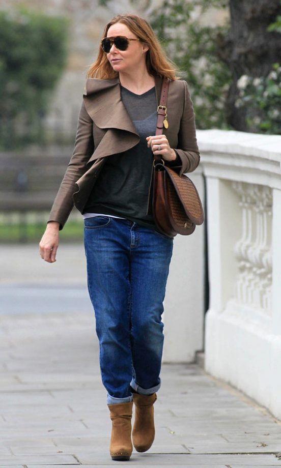 Stella McCartney Turns Heads At The School Gate Looking Effortlessly Chic, 2011
